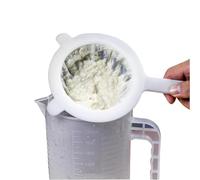 Fine Mesh Sieve - Kitchen Draining Utensil, Soy Beverage Separation Tool, Multi Purpose Liquid Solid Straining Solution, Spec Fine Mesh Sieve | Kitchen Liquid Separator,for Home Restaurants Cafes