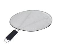 Fine Mesh Splatter Guard, Grease Protection Screen, 12 Inch Kitchen Cover with Stainless Steel Frame, Oil Spray Barrier, Cooking Accessory with Foldable Design, Stove Tool for Pan and Skillet