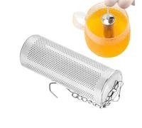 Fine Mesh Stainless Steel 1Pc - Culinary Maintenance Hardware, 0.91x0.91x2.56 Inch Size Top Hook Construction, Diffuser, Accessory | Tea Strainer for Beginners & Enthusiasts 1Set 2.3cm