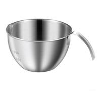 Fine Mesh Stainless Steel Drain Basket for For rice and Vegetable Basin Washing, Designed to Work with Mixing Bowls to Collect Water and Prevent Food from Getting Stuck (Silver2)