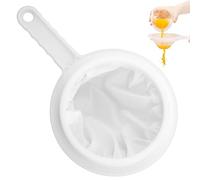 Fine Mesh Strainer Handheld Mesh Sieve Juice Strainer Household Sieve Fine with Handle Hook Food Filter for Juice Soy Milk Coffee Kitchen Sieve Set (400 Mesh)