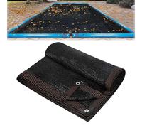 Fine Mesh Swimming Pool Leaf Net Cover, 6x12m Rectangular Pool Leafs Cover Durable Woven Polyethylene Material, Cuttable Swimming Pond Protective Mesh Netting For CoverPool, Catching Leaves, Sunshade