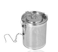 Fine Mesh Tea Infuser with Extended Chain 1.3L Tea Strainer for Loosetea Spice Filter Strainer Stainless Steel Reusable Soup Seasonings Seperation Basket Cooking Spice Filter