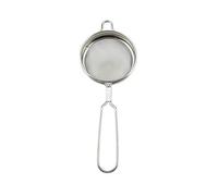 Fine Mesh Tea Sieve Strainer Stainless Steel Mini Small Tea Strainer Sieve Colander Sifter with Handle Ideal for Straining Tea, Sieving Flour, Jam Strainer Washing Fresh Herbs (7cm)