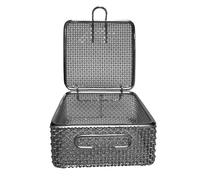 Fine Mesh Trinket Box for Sterilizing Surgical Instruments and Jewellery (80 x 80 x 40mm)