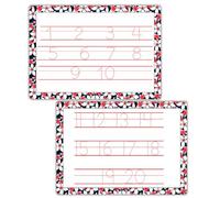 Fine Motor Skills Practice - Reusable Number Tracing Mat 1-20 for Kids | Double-Sided, Wipe-Clean Writing Sheet | Waterproof & Tear-Proof Preschool Learning Tool with Pen