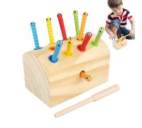 Fine motr Toy - 15x9x9Cm Worm Catching Skill Activity, Preschool Educational Game, Smooth Edge Attract Developmental Manipulative | Engaging Gift For Christmas Easter Birthday Children