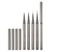 Fine Nail Art Liner Brush UV Gel Painting Brushes Striping Brush For Short Strokes Details-Blending Elongate Lines Painting Pen