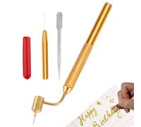 Fine Painting Pen | Detailing Fine Fluid Applicator Pen | Precision Touch Up Paint, Perfect For Rock Chips And Scratch Repair, Brass Construction