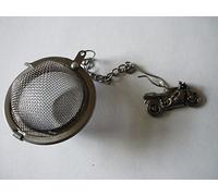 Fine Pewter Sports Motor Bike codew30 Tea Ball Mesh Infuser Stainless Steel Sphere Strainer Posted by US Gifts for All 2016 from Derbyshire UK …