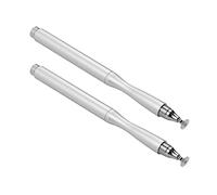 Fine Point 2 in 1 Precision Stylus Pens with Fiber Tip and Disc Universal Capacitive TouchScreens for Cellphone Tablet Writing Drawing Pack of 2pcs