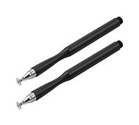 Fine Point 2 in 1 Precision Stylus Pens with Fiber Tip and Disc Universal Capacitive TouchScreens for Cellphone Tablet Writing Drawing Pack of 2pcs