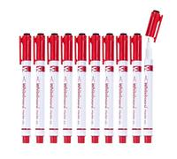 Fine Point Erasable Markers | 10 Pieces Classroom Marker with Eraser,0.5mm Fine Tip Writing Markers - For Teachers Whiteboard Classrooms Nursery Schools Kindergarten