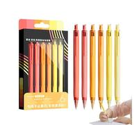Fine Point Pens Assorted Colors | 6 Colors Washable Retractable Smooth Writing 0.7mm - Fine Point Color Pens,for Journaling Writing Water-Based Painting Drawing Artistic Sketches