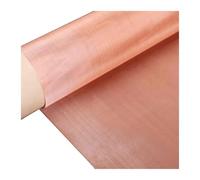 Fine Pure Copper Mesh Roll, Copper Woven Wire Mesh Roll 50x100cm, 20-200(40 Mesh)