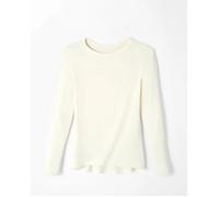 Fine ribbed women's T-shirt Damart Thermolactyl Sensitive Blanc M