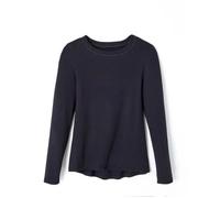 Fine ribbed women's T-shirt Damart Thermolactyl Sensitive Noir S