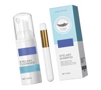 Fine Rich Foam 50ml Eyelash Cleansing Mousse Gentle Eyelash Shampoo Deeply Cleaning for Makeup Cleansing Safe Daily Use Sensitive Cleanser