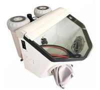 Fine Sand Blasting Machine with LED and Glass Window, Pressure Regulator for Surface Treatment of Materials