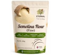 Fine Semolina Flour 500g - Premium Durum Wheat Semolina - Fine Ground Semolina for Pasta, Pizza, Bread & Baking - No Additives (500, Grams, 1, pounds)