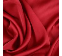 Fine Silky Soft Sateen Satin Georgette Dress Fabric Draping Lining - 45 Colours (1 Metre, Red Berry 3031)