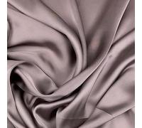 Fine Silky Soft Sateen Satin Georgette Dress Fabric Draping Lining - 45 Colours (1 Metre, Soft Mauve 3050)