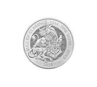 Fine Silver King Charles III 10oz The Royal Tudor Beasts - Bull of Clarence Coin 2023