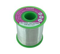 Fine Solder Lead Free Solder Wire Thin 0.3mm 0.01inch 0.5lb Rosin Core Flux Solder Wire Alloy Fine Electrical Soldering Wire Electronics Soldering RoHS Fast Melting Electric Solder