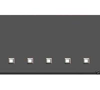 fine star ROLLER BLIND BLINDS CHROME SQUARE EYELET EDGE TRIMABLE WITH FITTING (GREY, WIDTH 120CM (47") X DROP 160CM (63"))