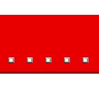 fine star ROLLER BLIND BLINDS CHROME SQUARE EYELET EDGE TRIMABLE WITH FITTING (RED, WIDTH 150CM (59") X DROP 160CM (63"))