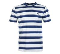 Fine Stripe T Shirt French Navy, XL