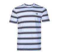 Fine Stripe T Shirt Light Smoke, Large