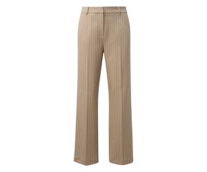 Fine Striped Interlock Jersey Trousers Women COMMA Beige 44