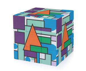 Fine-Stroke Geometry Magic Cube,The Original 3x3 Cube,Speed Cube Problem-Solving Brain Teaser,Easy Turning Sensory Puzzle Toy,Sensory Stress Relief Form Fidget Toys