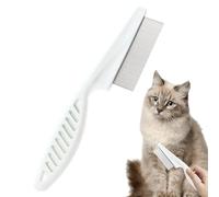 Fine Tooth Comb for Cats - Anti-Mute Comb, Stainless Steel Lice Comb | Pet Grooming Accessories, Dog and Cat Flea Comb, Tool