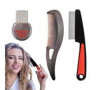 Fine Tooth Comb, Portable Scalp Massager, Scalp Massage Tool, Ergonomic Lice Comb, Health Product, Manual Massage Tools for Young People, Elderly