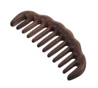 Fine Tooth Hair Comb for Scalp Massage and Detangling Natural Wooden | Hand-polished Smooth Finish, Non-splinter Wood Grain, Lightweight Grooming Tool for On-the-go Use
