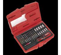 Fine Tooth Ratchet Screwdriver & Accessory Set 51pc