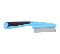 Fine Tooth Stainless Blue Comb Steel Dandruff Hair for Professional Styling | Anti-static Detailing, Smooth Parting for Men and Women, Compact Single Piece