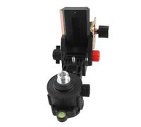 Fine-Tuning Bracket Laser Level Adapter, Height Adjustable Telescoping Pole Head Leveling Tool, 360° Rotating Telescoping Pole Cradle Head
