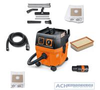 Fine Wet and Dry Vacuum Cleaner Dustex 25 L + Cleaning Set + 6x Filter Bags