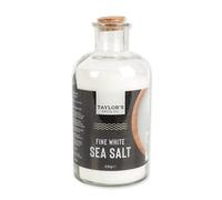 Fine White Sea Salt for Seasoning Spice Cooking Salad Chat Salt Vegan in Glass Jar (630g X1)