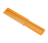 Fine Wide Tooth Hair Comb Pocket Comb with Hollowed Handle Round Teeth Design Suitable for All Hair Types Combing Effectively Massaging The Scalp (Orange)