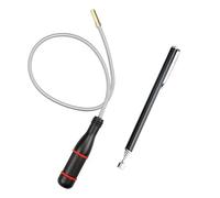 FINEASY Flexible Magnetic Pickup, 60cm Flexible Rod, Flexible Magnet, Flexible Mechanical Magnet, Telescopic Magnet for Recovering Small Parts, Keys and Auto Parts