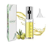 FINECE Oil Sprayer for Cooking, 100ml Olive Oil Sprayer Mister for Air Fryers, Oil Spray Bottle, Vinegar Soy Sauce Dispenser, Oil Mister with Stainless Steel Cap, for Baking Roasting Frying Use