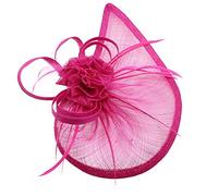 Finecy In - Ladies Wedding Races Cocktail Hat Occasion Fascinator (Fuschia)