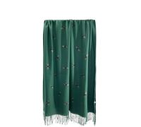 Finecy In NEW Women's Gold Bee Winter Wool Scarf Ladies Winter Warm Long Wide Shawl Wrap Green