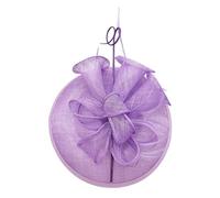 Finecy In New Women's Ladies Wedding Day Races Cocktail Headband Occasion Fascinators Royal Ascot (Light Purple)