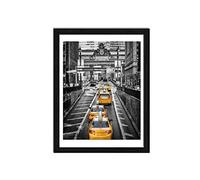 Finefrarm 12x16 Frames Display 11x14 Picture with Mat or 12 x 16 Photo Without Mats Black Solid Wood Picture Frames Wall Art for Living Room and Office Wall Mounting Decor