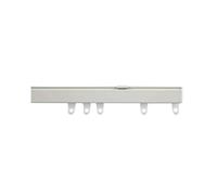 Fineline Bendable Aluminium Curtain Track Rail Set for Straight & Bay Windows (White, 350cm)